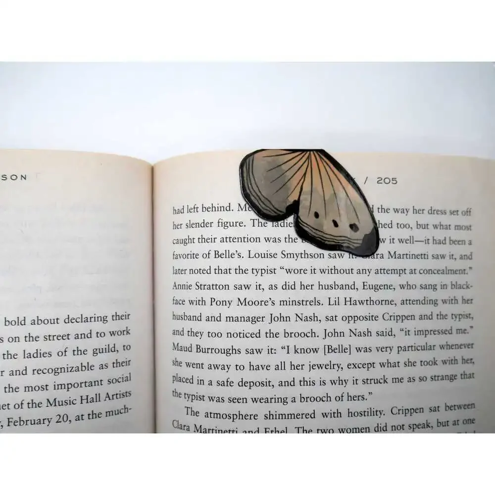 Magnetic Butterfly and Moth Bookmarks (Set of 3)